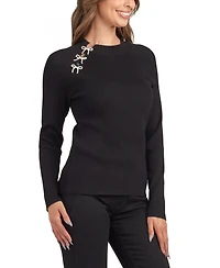 Bcx Juniors' Crewneck Pull On Sweater