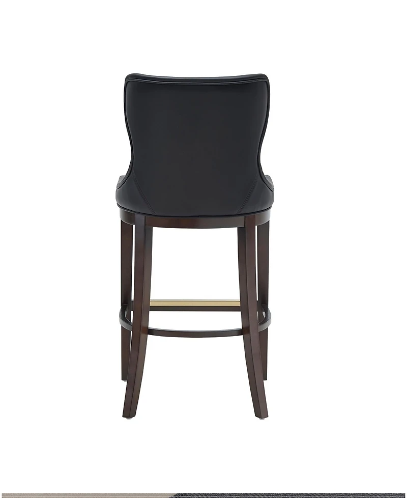 Manhattan Comfort Blair 43.9" Leatherette Upholstered Barstool