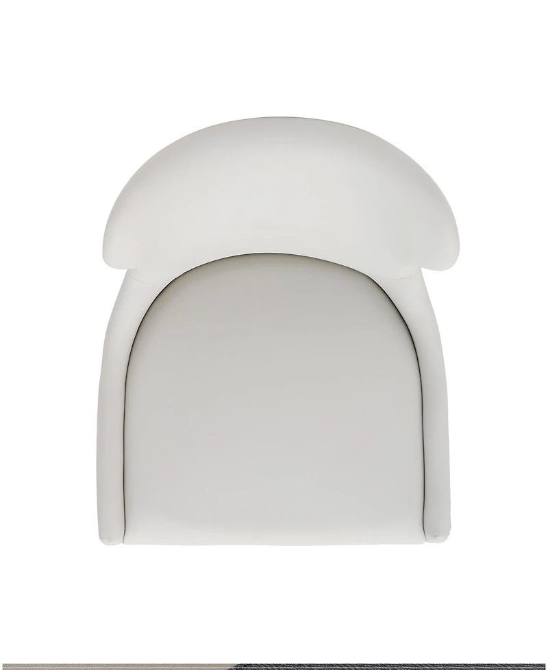 Manhattan Comfort Blair 43.9" Leatherette Upholstered Barstool