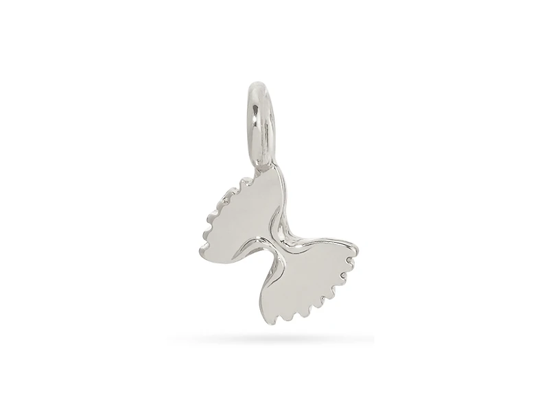 Lucky Feather Charm Garden - Silver - Bowtie Pasta Charm
