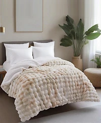 Unikome Faux Fur Reversible Comforter