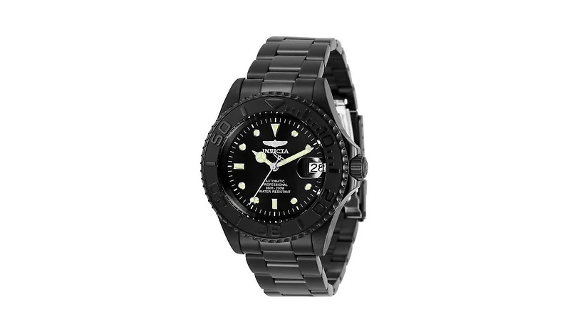 Invicta Men's 33052 Pro Diver Automatic 3 Hand Black Dial Watch