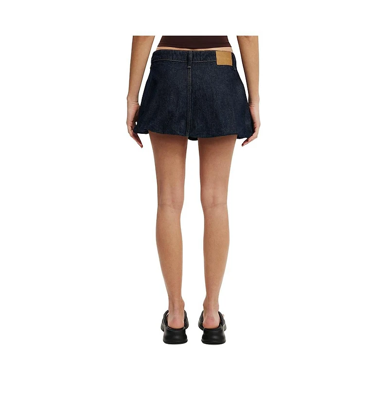 Cotton On Women's Bubble Denim Skirt