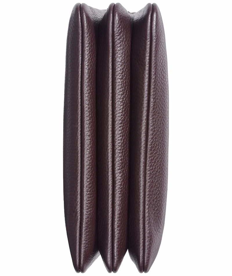 Donna Karan New York Glenwood Zippered Leather Crossbody with Tassel Detail