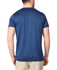 Tailorbyrd Men's Solid Melange Performance T-Shirt