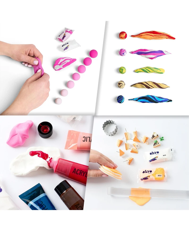 Okto Air-Dry Clay Compound – Mix Colours L Air Clay Compound (nan)