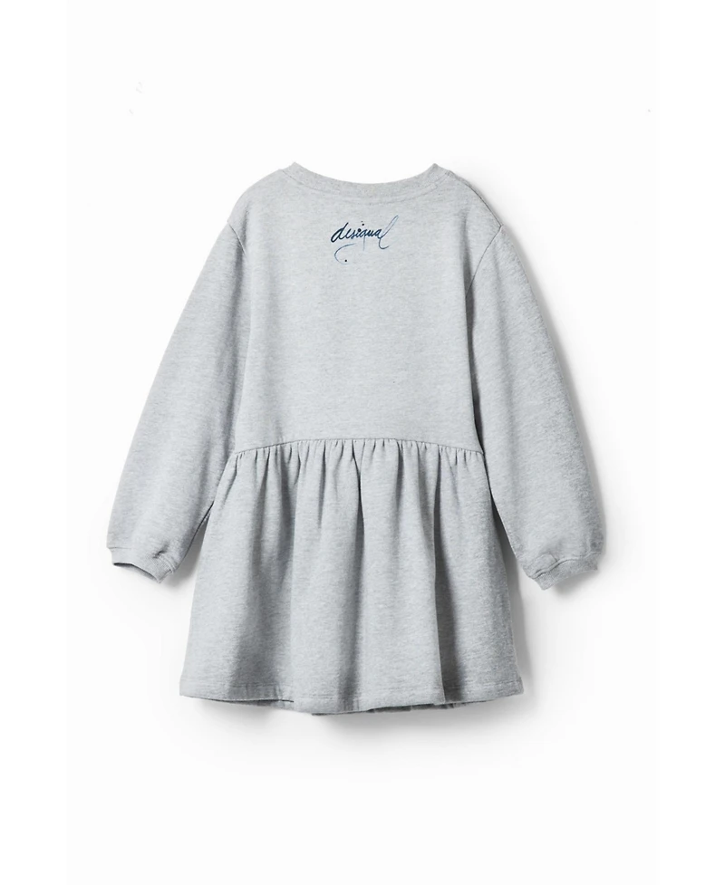 Desigual Girls's Dress with flower illustration