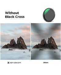 K&F Concept 72mm Nano-x ND2-32 1-5 Stop Magnetic Variable Neutral Density Lens Filter