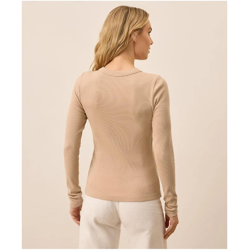 Pact Women's Perfect Rib Long Sleeve Tee