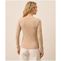 Pact Women's Perfect Rib Long Sleeve Tee