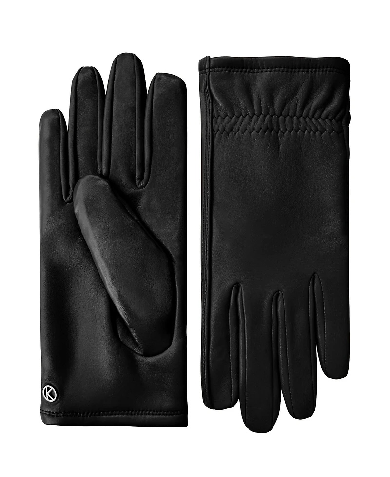 Women`s Premium Lamb Leather Touchscreen Gloves "Sadie