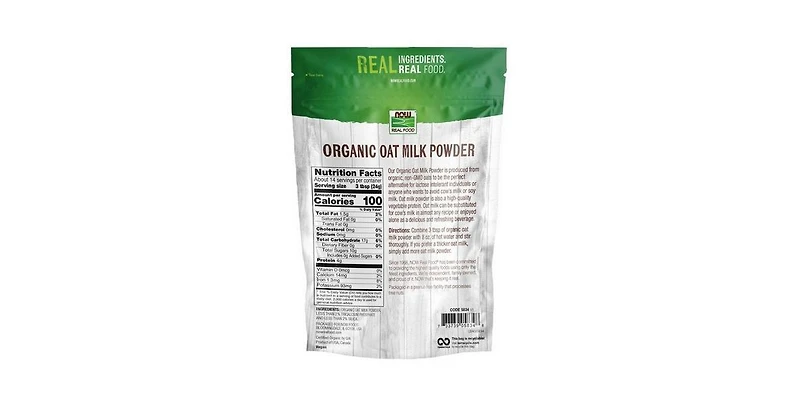Now Foods Oat Milk Powder ,12 Oz