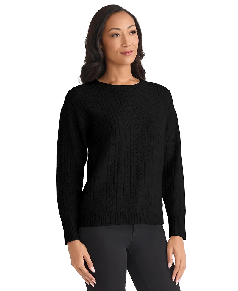 Jones New York Petite Long Sleeve Sweater
