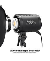 Westcott L120-b 120W Bi-Color Cob Led Light, Black