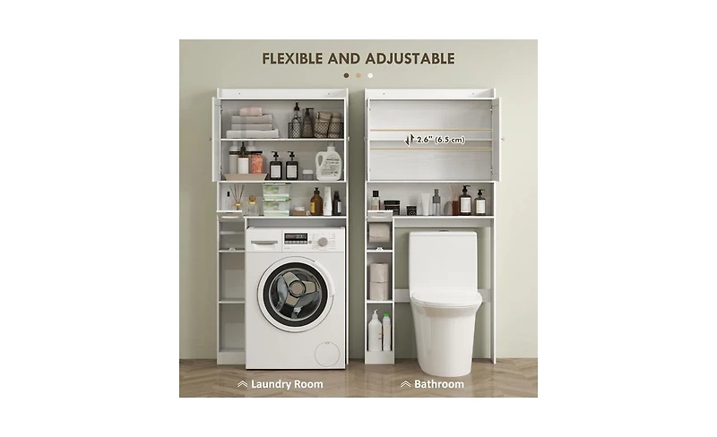 Bathroom Cabinet for Towels and Essentials with Sturdy, Space-Efficient Design