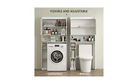 Bathroom Cabinet for Towels and Essentials with Sturdy, Space-Efficient Design