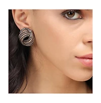 Sohi Twisted Rope Drop Earrings