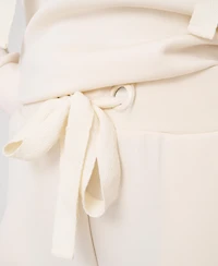 Cable & Gauge Grommet Detail Top Wide Leg Pant Lounge Set