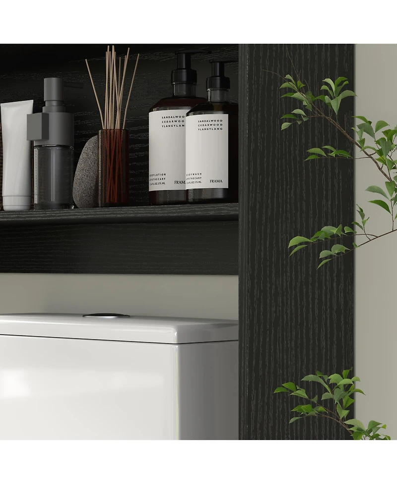 Slickblue Sturdy Compact Bathroom Cabinet for Towels and Bathroom Storage