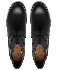 Clarks Collection Women's Emily2 Henley Wedge Booties