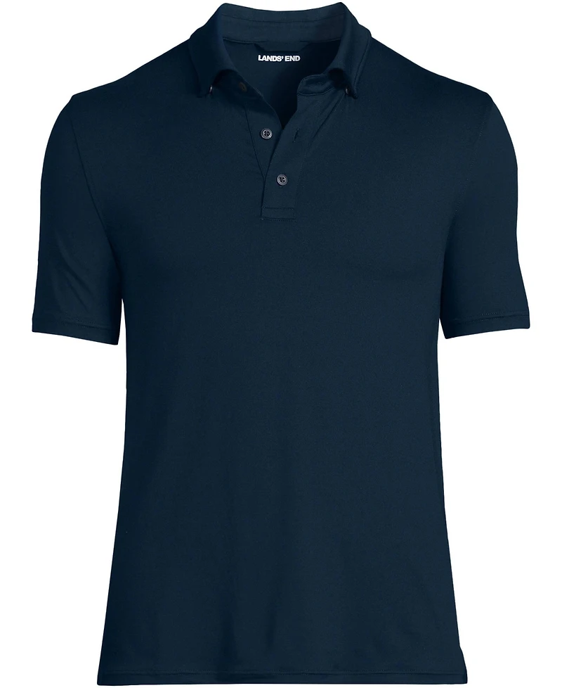 Lands' End Men's Tall Short Sleeve Cooling Performance Polo