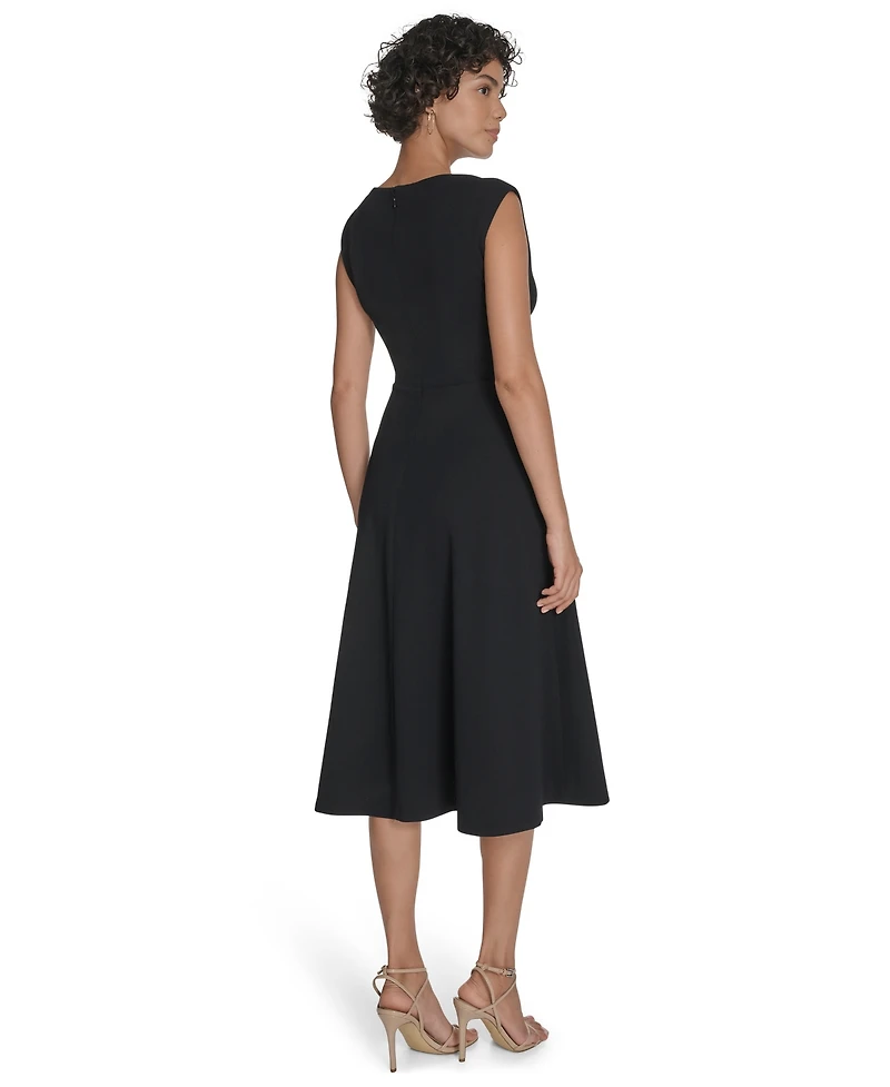 Calvin Klein Women's Colorblocked Midi Dress