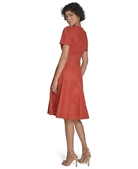 Calvin Klein Women's Fit and Flare Short Dress
