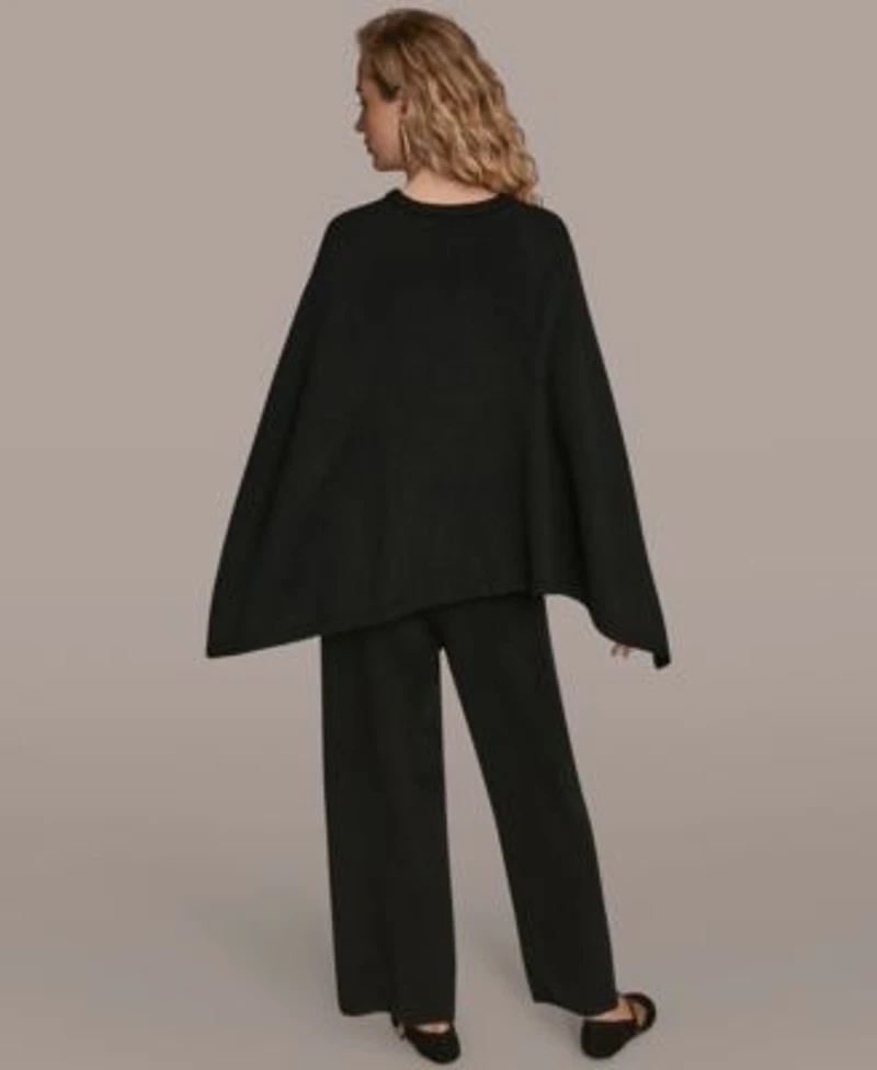 Donna Karan New York Womens Sleeveless Sweater Pull On Sweater Pants