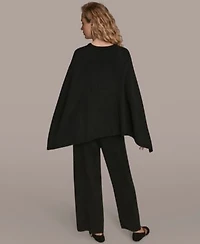 Donna Karan New York Womens Sleeveless Sweater Pull On Sweater Pants