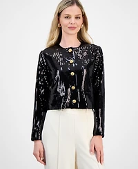 I.n.c. International Concepts Petite Sequin Jacket, Macy's Exclusive