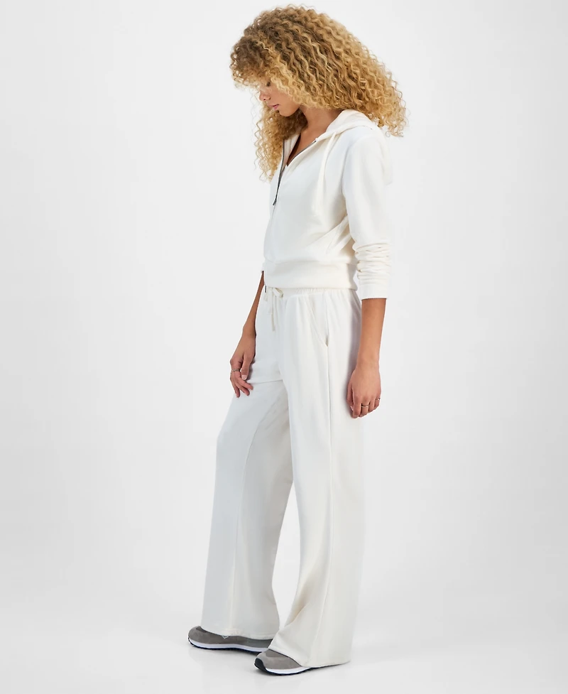 Hippie Rose Juniors' Ribbed Velour Drawstring Pants