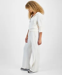 Hippie Rose Juniors' Ribbed Velour Drawstring Pants