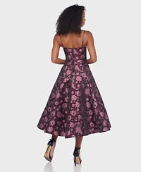 Alex & Sophia Juniors' Jacquard Midi Dress