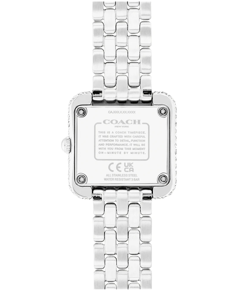 Coach Women's Cass Silver Tone Stainless Steel Bracelet Watch 24mm