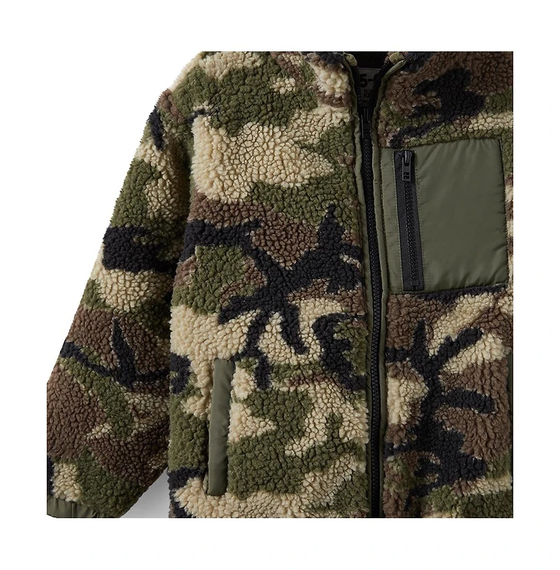 Cotton On Boys Little/Big Simon Sherpa Jacket