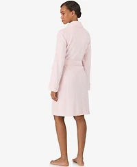 Lauren Ralph Women's Long Sleeve Shawl Collar Short Robe