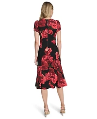 Calvin Klein Petite Floral Fit and Flare Dress