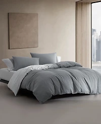 Calvin Klein Contrast Weave Rekoop Sateen 3-Pc. Duvet Cover Set