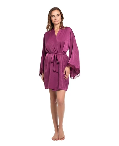 Linea Donatella Women's V-Neck Wrap Robe