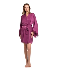 Linea Donatella Women's V-Neck Wrap Robe