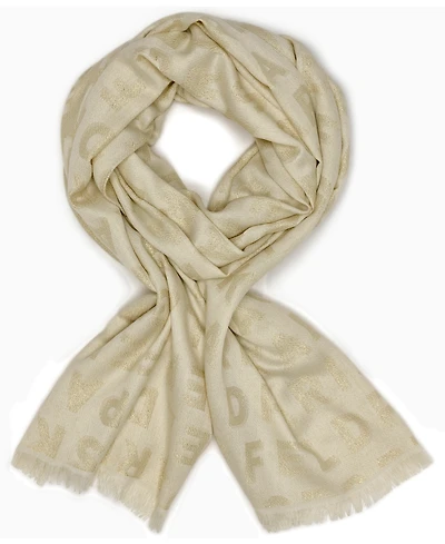 Karl Lagerfeld Paris Eyelash Fringe Neck Wrap