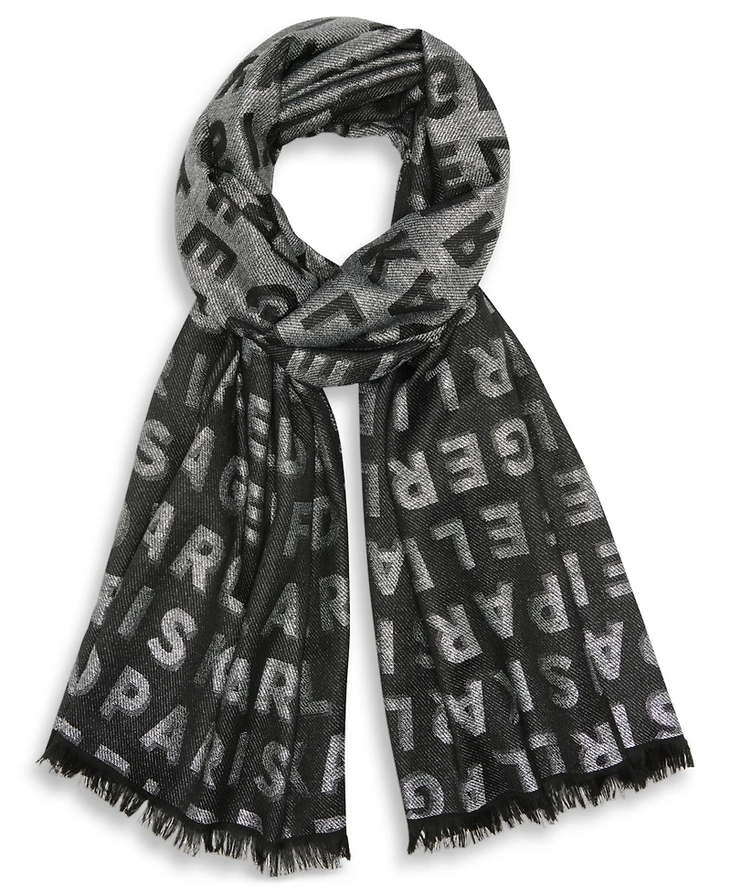 Karl Lagerfeld Paris Eyelash Fringe Neck Wrap
