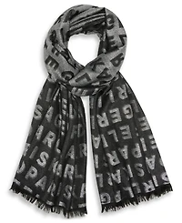 Karl Lagerfeld Paris Eyelash Fringe Neck Wrap