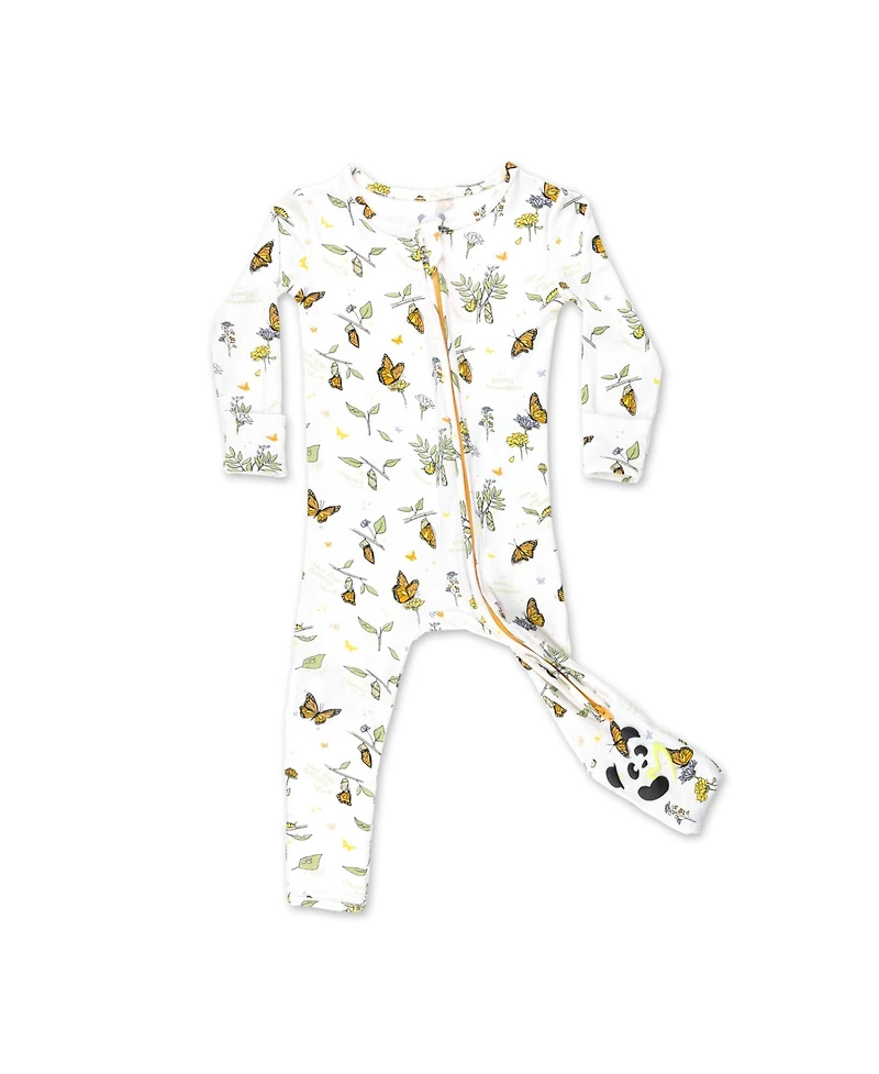 Bellabu Bear Unisex Baby Monarch Butterfly Convertible Footie