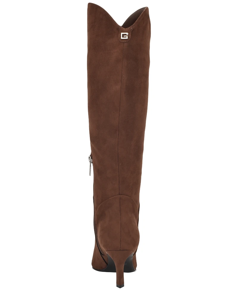 Guess Women's Palisa Tall Kitten Heel Dress Boots