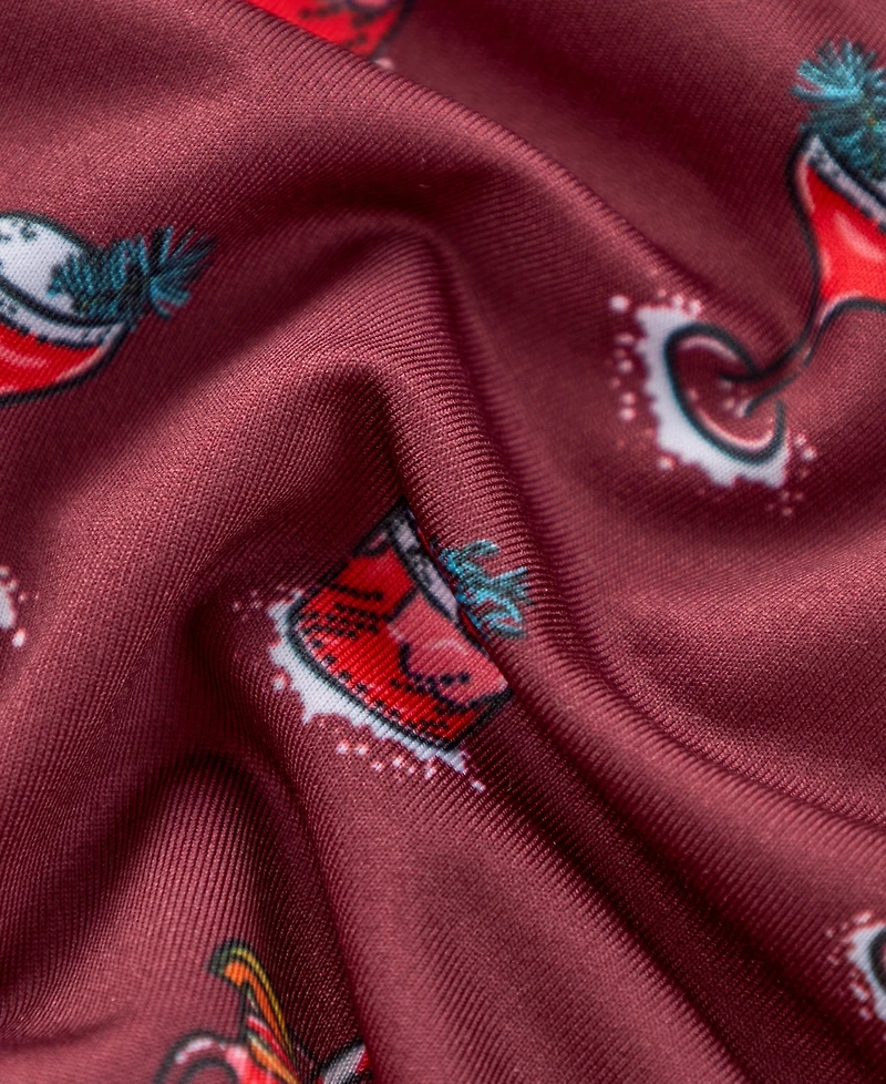 Chubbies Men's The Thats Spirit- Red Performance Polo Shirt