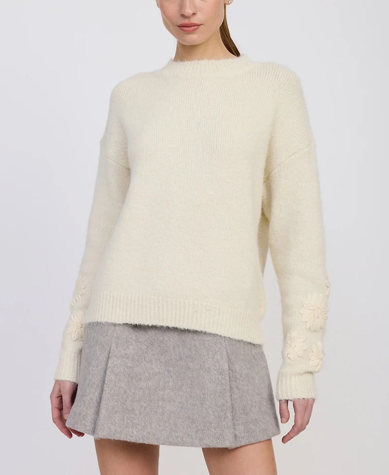 En Saison Women's Alannah Crewneck Sweater