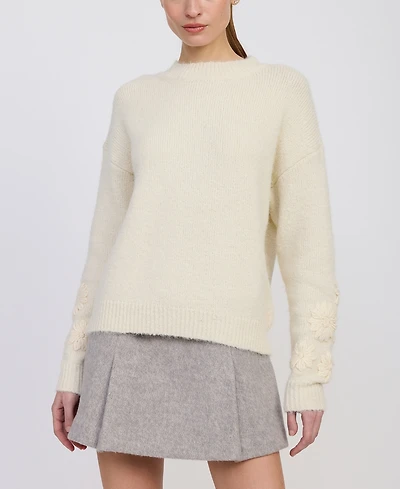 En Saison Women's Alannah Crewneck Sweater