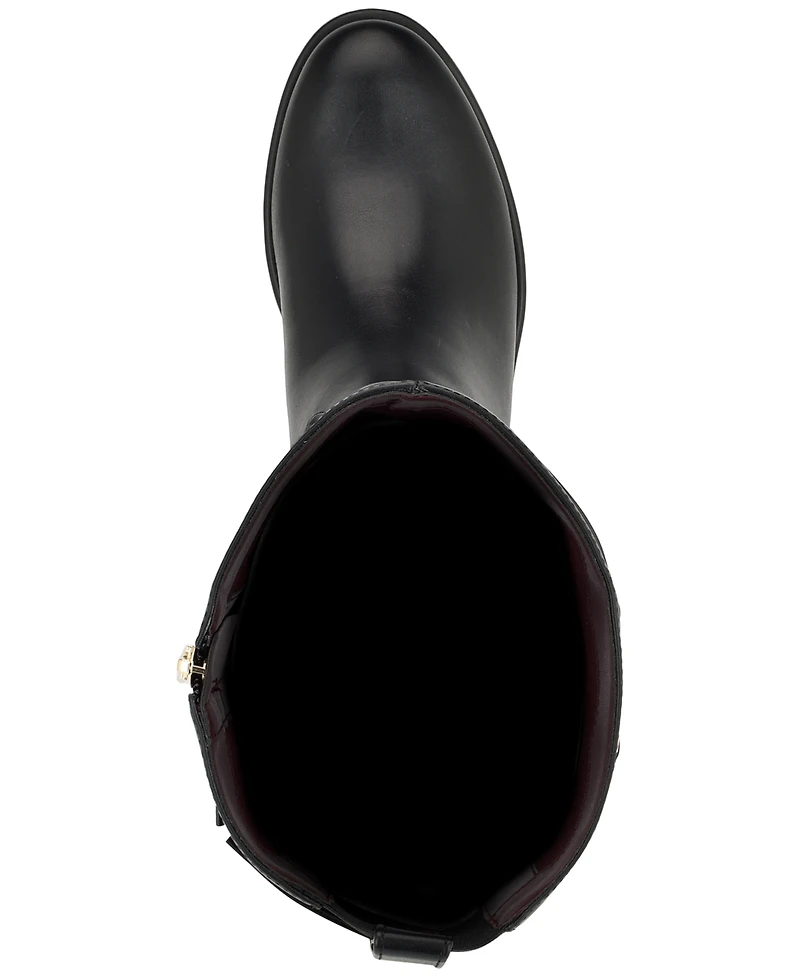 Tommy Hilfiger Women's Iviann Wide Calf Tall Riding Boots