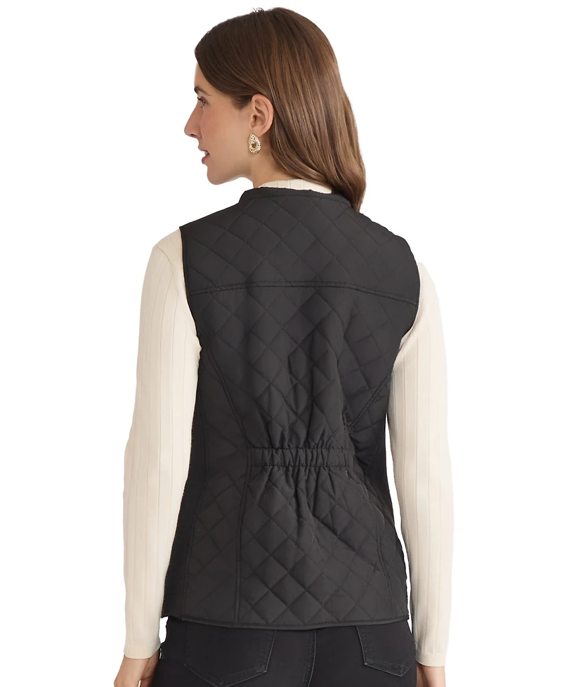 Jones New York Women's Patch Pocket Vest Jacket